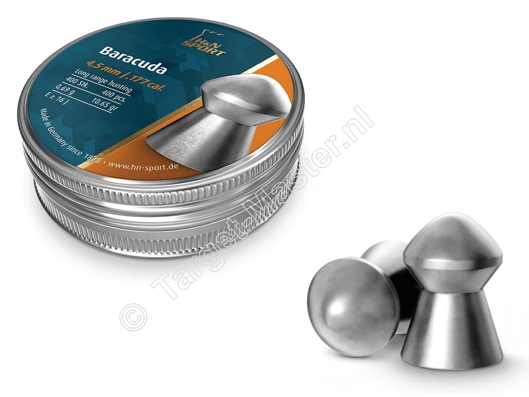 H&N Baracuda 4.50mm Airgun Pellets tin of 400